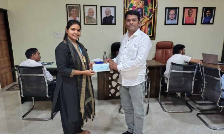 आर्थिक तंगी से रंजना की छुटी पढ़ाई, उप मुख्यमंत्री  विजय शर्मा के सहयोग से फिर होगी शुरू उप मुख्यमंत्री  विजय शर्मा