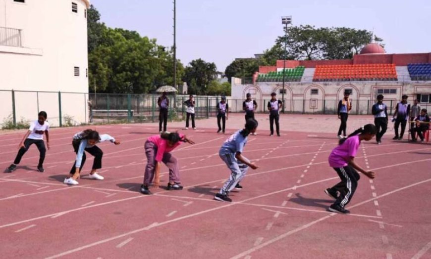 राज्य स्तरीय आवासीय खेल अकादमी में चयन के लिए ट्रायल शुरू, 204 खिलाड़ियों ने लिया हिस्सा