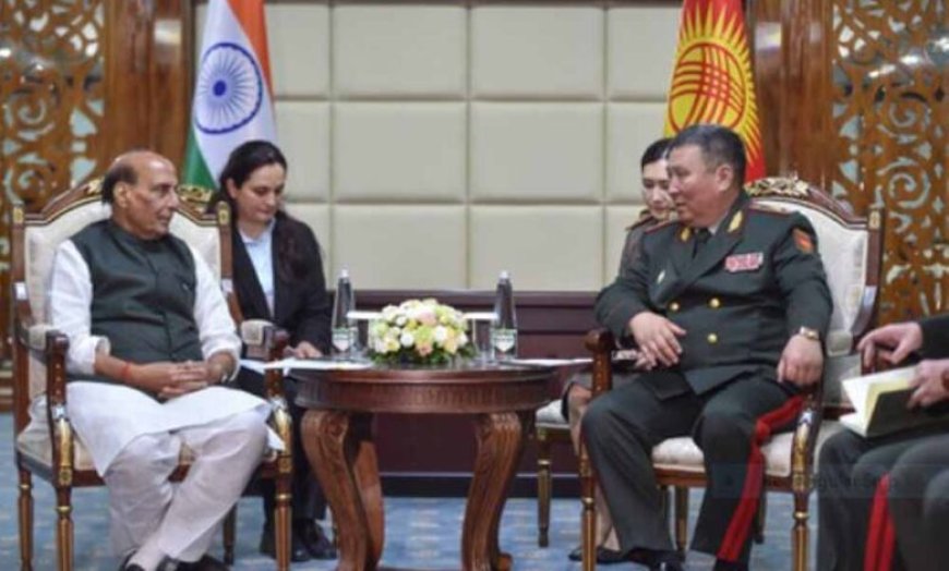 राजनाथ सिंह की कूटनीतिक पहल, किर्गिस्तान और बेलारूस के रक्षा मंत्रियों से मुलाकात