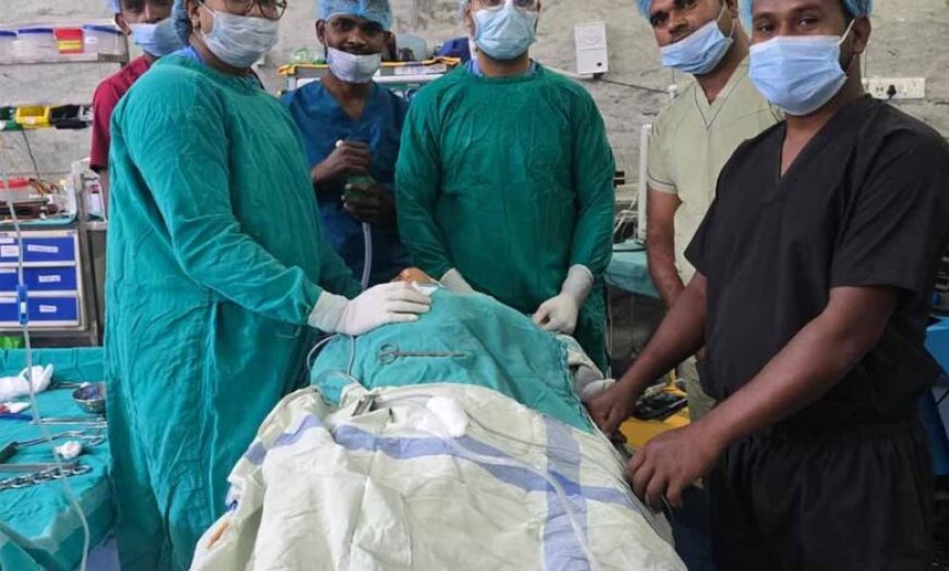 जिला चिकित्सालय में 07 वर्षीय गौरव का हुआ सफल टॉन्सिल ऑपरेशन