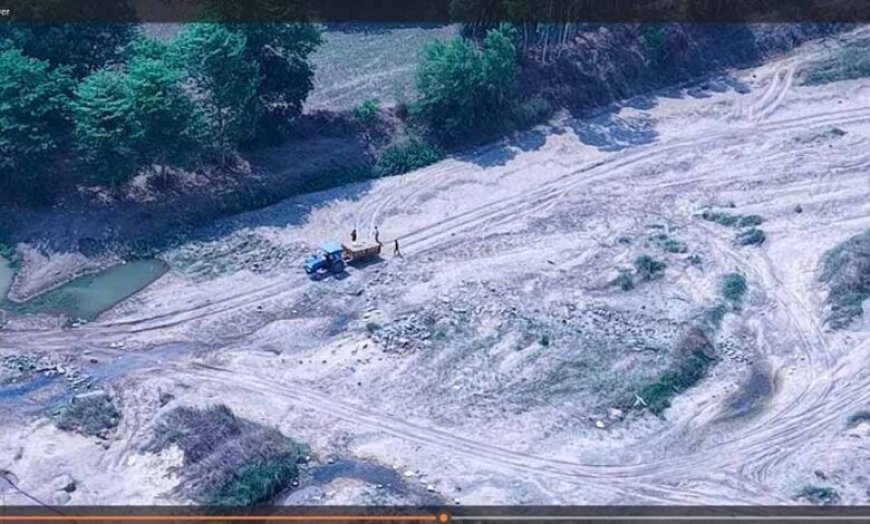 खनन क्षेत्रों में ड्रोन की निगरानी से खनिज संसाधन की सुरक्षा तथा राजस्व संरक्षण में मिल  रही मदद