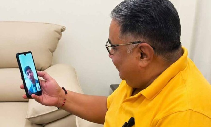 पेंड्रा के मेधावी विद्यार्थियों से वीडियो कॉल पर जुड़े मंत्री  राजेश अग्रवाल