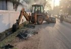 नालों की सफाई में रोड़ा बने अतिक्रमण, निकाय टीम के सामने बड़ी चुनौती