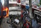 रेलवे क्रॉसिंग पर बड़ा हादसा: बस से टकराई मालगाड़ी, आग में 8 की मौत