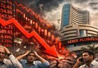 शेयर बाजार में हाहाकार! सेंसेक्स 1100 अंक लुढ़का, निवेशकों में मची दहशत