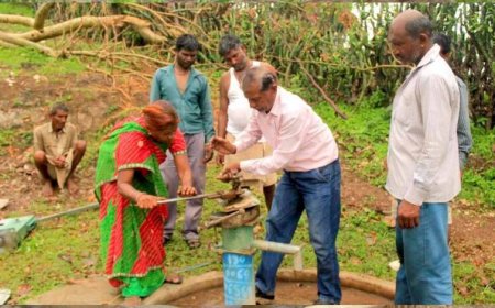 एमसीबी : भीषण गर्मी में राहत: हैंडपंप मरम्मत से ग्रामीणों को मिली सुविधा