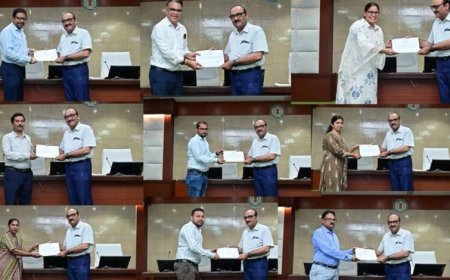 मुख्य सचिव ने ई-ऑफिस एवं समयबद्धता के लिए अधिकारी और कर्मचारियों को  दिए प्रशंसा पत्र