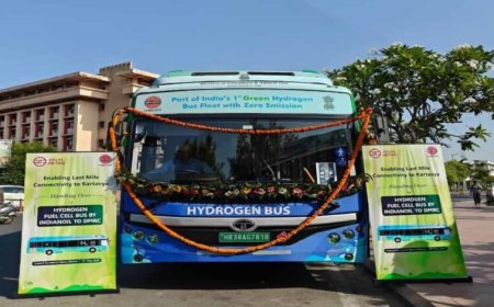 दिल्ली में शुरू हुई हाइड्रोजन बस सेवा, सेंट्रल विस्टा रूट पर मिलेगी नई कनेक्टिविटी