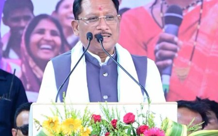 विकसित छत्तीसगढ़ के संकल्प को मिली नई गति: मुख्यमंत्री विष्णु देव साय ने रायगढ़ को दी 102 करोड़ रुपए से अधिक के विकास कार्यों की सौगात