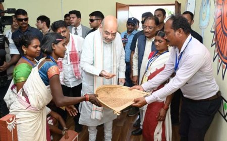 केंद्रीय गृहमंत्री अमित शाह ने चखा बस्तर की इमली का स्वाद बोले यहां की इमली का स्वाद खट्टा नहीं बल्कि मीठा