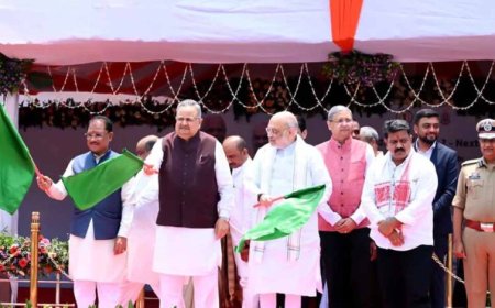 अमित शाह ने डायल-112 को दी नई ताकत, 400 वाहनों और मोबाइल फॉरेंसिक वैन को दिखाई हरी झंडी