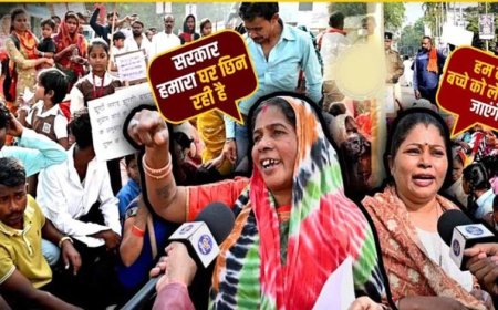 कैनाल रोड परियोजना पर बवाल, 1300 घर तोड़ने की तैयारी के खिलाफ निगम दफ्तर का घेराव