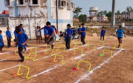 ग्रीष्मकालीन खेल शिविर में निखर रही बच्चों की प्रतिभाएं
