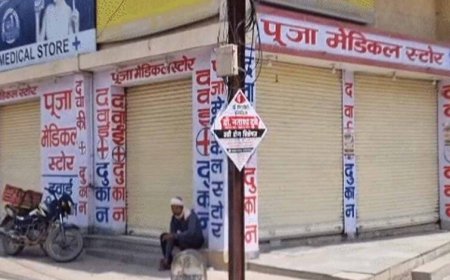 छत्तीसगढ़ में दवा कारोबार ठप, रायपुर-बिलासपुर समेत 18 हजार मेडिकल स्टोर बंद
