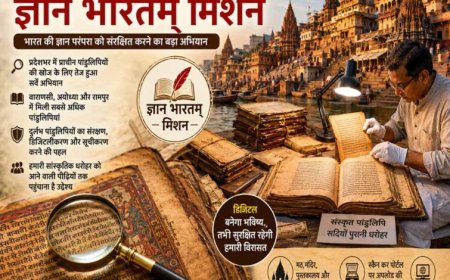 योगी सरकार का “ज्ञान भारतम् मिशन” बना सांस्कृतिक धरोहर संरक्षण का बड़ा अभियान