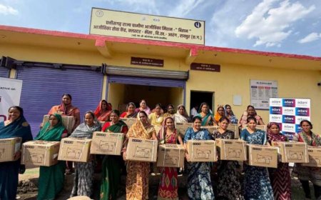 मुख्यमंत्री  विष्णु देव साय की घोषणा का त्वरित असर: कोसरंगी की दीदियों को मिली 50 निःशुल्क सिलाई मशीनें