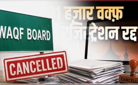 यूपी में वक्फ बोर्ड की 31 हजार से ज्यादा संपत्तियों का रजिस्ट्रेशन रद्द, मचा हड़कंप