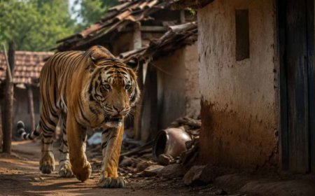 बांधवगढ़ में खूनी बाघ का आतंक! घर में घुसकर महिला को मार डाला, 3 परिजन घायल