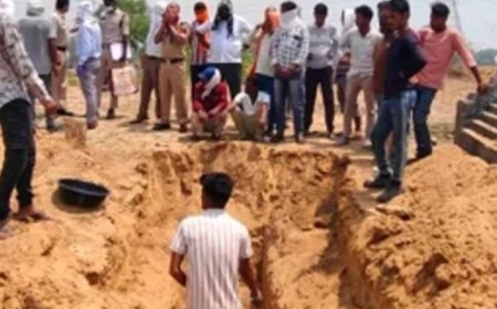कोरबा में ट्विशा जैसा मामला! दफनाने के 4 दिन बाद कब्र से निकाला विवाहिता का शव
