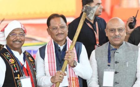 लाल किला मैदान से गूंजा जनजातीय गौरव का स्वर