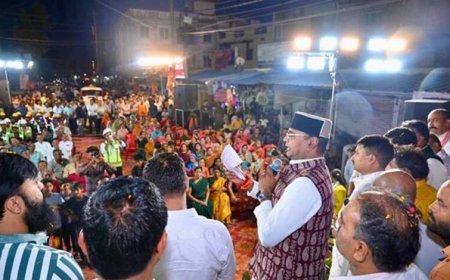 मंत्री  विश्वास सारंग ने किया करोड़ों की लागत से होने वाले विकास कार्यों का भूमि-पूजन
