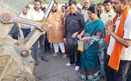 सर्वमंगला पुल सड़क का डामरीकरण व सुदृढ़ीकरण कार्य प्रारंभ