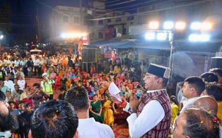 मंत्री विश्वास सारंग ने किया करोड़ों की लागत से होने वाले विकास कार्यों का भूमि-पूजन