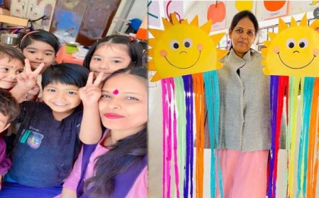 डिजिटल दीदी पूनम खेल-खेल में संवार रही नौनिहालों का भविष्य