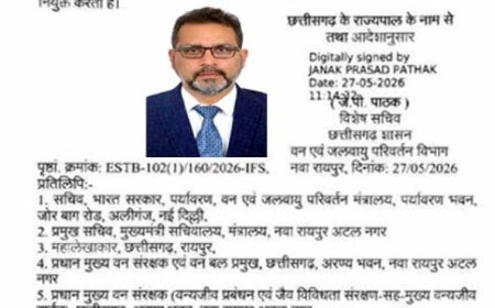 IFS अरूण पांडे होंगे नए PCCF, व्ही. श्रीनिवास राव की जगह संभालेंगे जिम्मेदारी