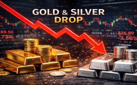 Gold-Silver Price Crash: अचानक धड़ाम हुए चांदी के दाम, सोना भी हुआ सस्ता… जानिए आज का नया रेट
