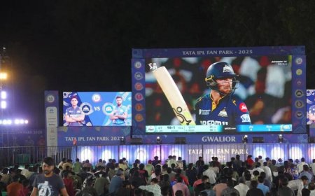 ग्वालियर में सजेगा IPL फैन पार्क, बड़ी स्क्रीन पर लाइव मैच के साथ मस्ती का डबल डोज