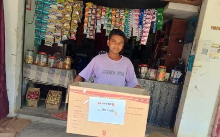 विशेष स्वच्छता अभियान के बीच नन्हे बालक आनंद कश्यप ने दिया स्वच्छता का संदेश