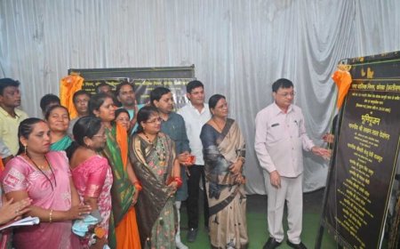विभिन्न वार्डो में 01 करोड़ 80 लाख रू. के विकास कार्यो का हुआ भूमिपूजन एवं लोकार्पण