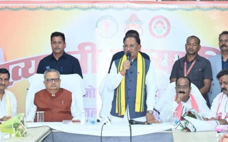 मुख्यमंत्री विष्णुदेव साय ने बेमेतरा को दी 105 करोड़ रुपये से अधिक के विकास कार्यों की सौगात