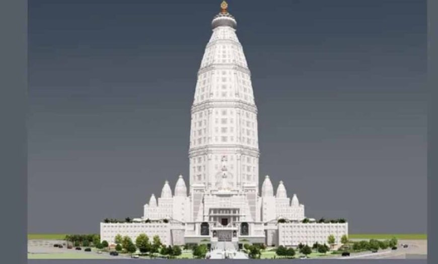 वृंदावन में बन रहा दुनिया का सबसे ऊंचा चंद्रोदय मंदिर, साउथ ब्लॉक लोकार्पण की तैयारी तेज
