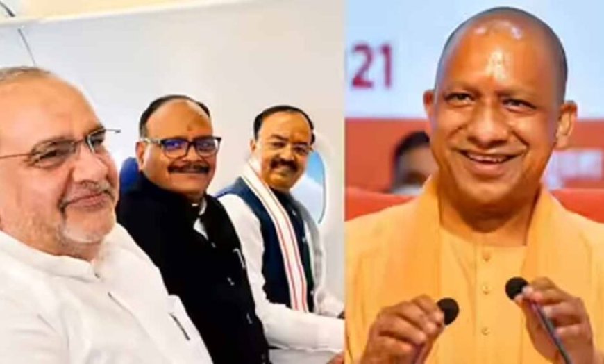 केशव प्रसाद मौर्य और ब्रजेश पाठक दिल्ली में, यूपी में मंत्रिमंडल विस्तार की अटकलें तेज