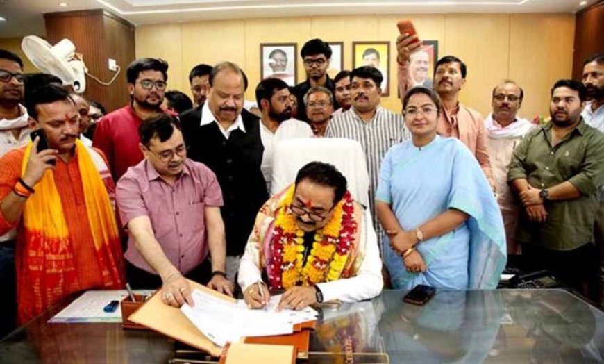 सिंह ने लघु उ‌द्योग निगम के अध्यक्ष का किया पदभार ग्रहण