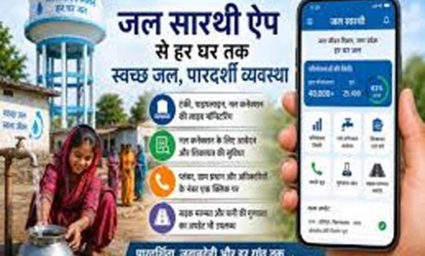 यूपी में जल सारथी ऐप से जल जीवन मिशन को पूर्ण रूप से पारदर्शी बना रही योगी सरकार