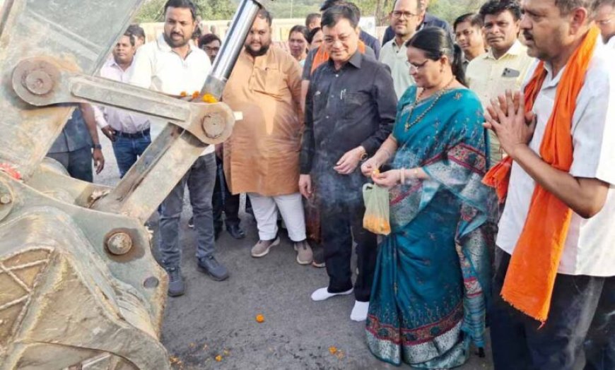 सर्वमंगला पुल सड़क का डामरीकरण व सुदृढ़ीकरण कार्य प्रारंभ
