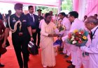 राष्ट्रपति  मुर्मु का बैतूल प्रथम आगमन पर परम्परागत लोक नृत्य की प्रस्तुति से किया स्वागत