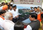 मुख्यमंत्री डॉ. यादव और केंद्रीय मंत्री मनोहर लाल ने कपिला गौशाला पहुंचकर किया गौ पूजन