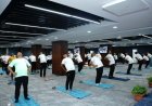 एनएमडीसी ने 12वां अंतरराष्ट्रीय योग दिवस मनाया, 500 कर्मचारियों ने लिया हिस्सा
