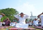 छत्तीसगढ़ में योग दिवस समारोह, योग को जीवन का हिस्सा बनाने का दिया आह्वान