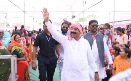 भारतीय राजनीति में पहली बार डिप्टी सीएम अरुण साव बने विधायक दूल्हे की बैलगाड़ी के सारथी