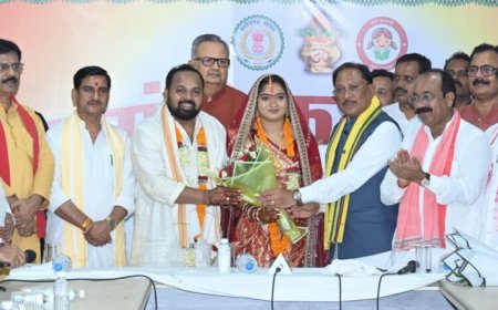 मुख्यमंत्री कन्या विवाह योजना से बेटियों को मिल रहा सम्मान और सुरक्षा : मुख्यमंत्री विष्णुदेव साय