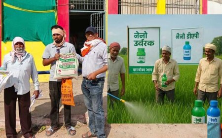 नैनो उर्वरकों के उपयोग से बेहतर उत्पादन और मृदा स्वास्थ्य को मिल रहा बढ़ावा-कृषक छेदीलाल