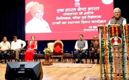 विविधता ही राष्ट्र निर्माण की सबसे बड़ी शक्ति : राज्यपाल  पटेल