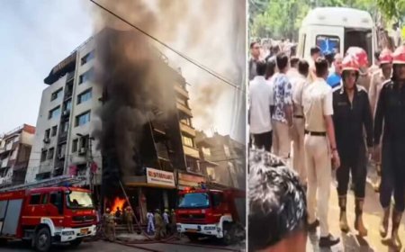 दिल्ली के मालवीय नगर में रेस्टोरेंट में भीषण आग, 20 मौतों की खबर; बेसमेंट में फंसे कई लोग