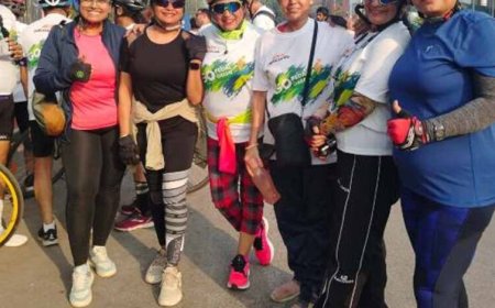 World Bicycle Day पर रायपुर में निकली साइकिल राइड, फिटनेस और पर्यावरण बचाने का दिया संदेश
