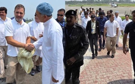 राहुल गांधी के हेलीकॉप्टर की इमरजेंसी लैंडिंग, खराब मौसम बना वजह